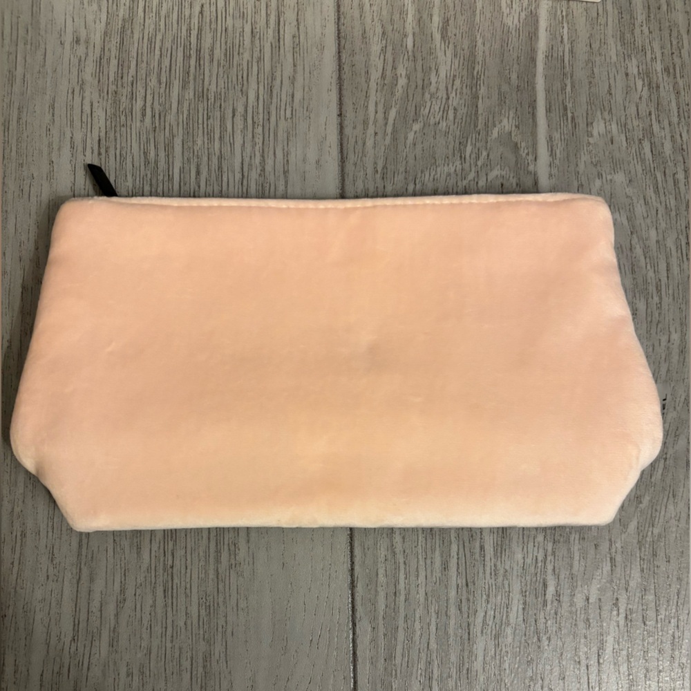 NWOT Chanel Makeup Cosmetic Bag | Pink Velour/Velvet - Picture 3 of 11